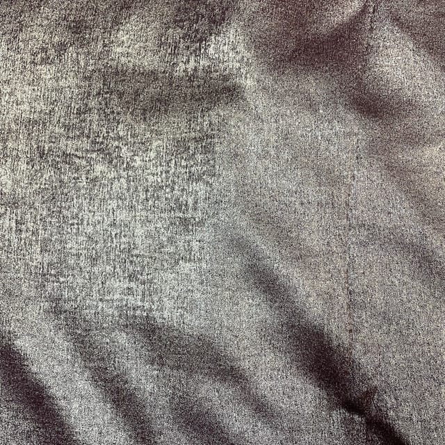 Maroon Color Sandwash Foil Fabric