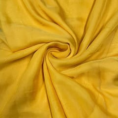 Yellow Color Flat Chiffon Fabric (N58)