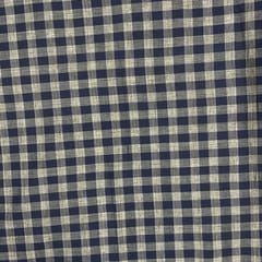Navy Blue Colour Yarn Dyed Cotton Fabric
