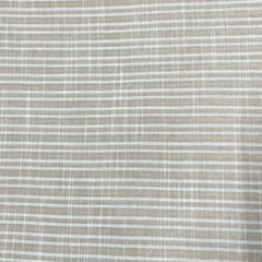 Beige Color Yarn Dyed Cotton Fabric