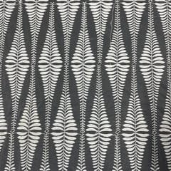 White Color Net Embroidered Fabric
