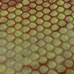 Green Color Pure Tanschui Silk Fabric