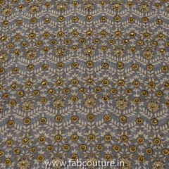 Georgette Embroidered Fabric (1.50Meter Piece)