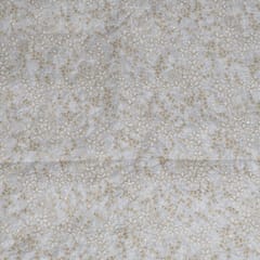 Dyeable Uppada Embroidered Fabric