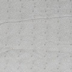 Dyeable Viscose Organza Embroidered Fabric