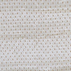 Dyeable Uppada Silk Tissue Embroidered Fabric