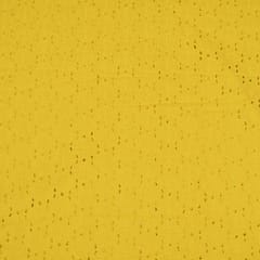 Yellow Color Cotton Chikan Embroidered Fabric