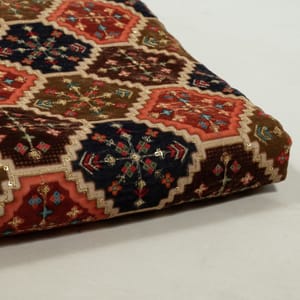 Multi Colour Velvet Print with Embroidered Fabric