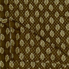 Chinon Chiffon Print with Embroidered Fabric