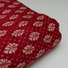 Chinon Chiffon Print with Embroidered Fabric