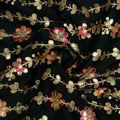 Chinon Chiffon Embroidered Fabric