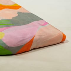 Multi Colour Viscose Natural Crepe Printed Fabric