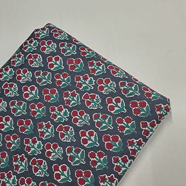 Multi Colour Cotton Cambric Printed Fabric