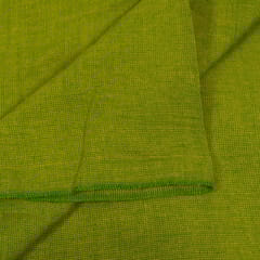 Green Colour Super soft Rayon Dobby Checks fabric(1.40 Meter Piece)
