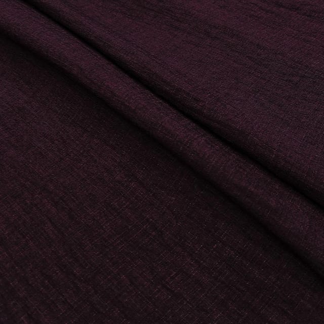 Wine Colour Imported Linen Fabric