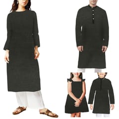 Mehandi Green Colour  Imported Linen Fabric