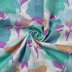 Multi Colour Cambric Cotton Printed Fabric