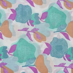 Multi Colour Cambric Cotton Printed Fabric