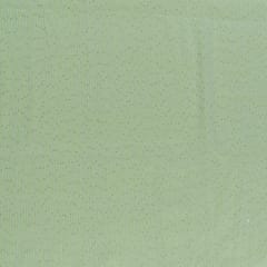 Lemon Colour Georgette Thread With Sequins Embroidered Fabric (1.80Meter Piece)
