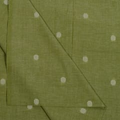 Green Colour Cotton Dobby Fabric