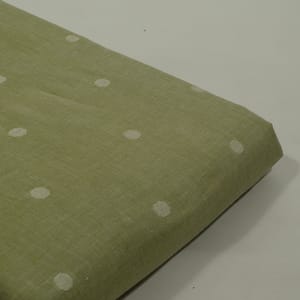 Green Colour Cotton Dobby Fabric