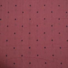 Onion Pink Colour Cotton Dobby Fabric Set (5 Mtr.)