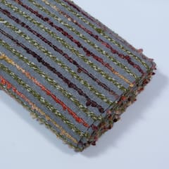 Multi Colour Cotton Acrylic Jacquard Fabric