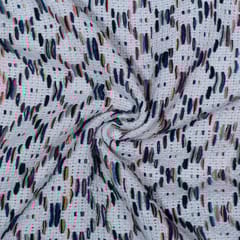 Multi Color Cotton Jacquard Fabric