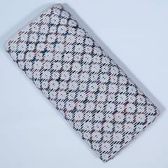 Multi Color Cotton Jacquard Fabric