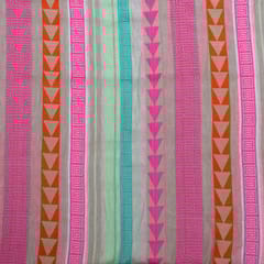 Multi Colour Cotton Jacquard Fabric