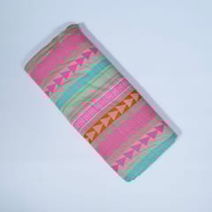 Multi Colour Cotton Jacquard Fabric