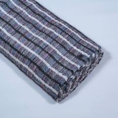 Grey Colour Cotton Acrylic Jacquard Fabric