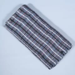 Grey Colour Cotton Acrylic Jacquard Fabric