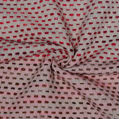 Multi Color Cotton Acrylic Jacquard Fabric