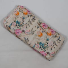 Multi Colour Viscose Cotton Dobby Printed Fabric (1Meter Cut Piece)