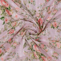 Multi Colour Viscose Cotton Dobby Printed Fabric (1.80Meter Piece)