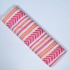 Multi Colour Viscose Cotton Jacquard Fabric