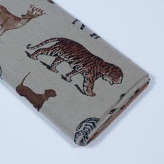 Multi Colour Poly Cotton Jacquard Fabric