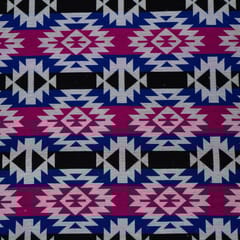 Multi Color Poly Cotton Jacquard Fabric