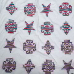 Multi Colour Cotton Acrylic Jacquard Fabric