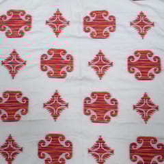 Multi Color Cotton Acrylic Jacquard Fabric