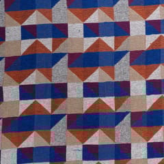 Multi Colour Cotton Acrylic Jacquard Fabric