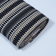 Multi Colour Cotton Acrylic Jacquard Fabric