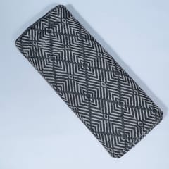 Grey Colour Cotton Jacquard Fabric