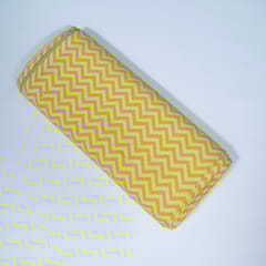 Yellow Colour Cotton Jacquard Fabric