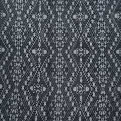 Black and White Colour Cotton Jacquard Fabric