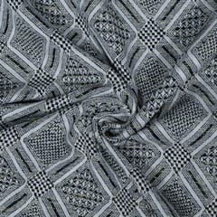 Multi Color Cotton Zari Jacquard Fabric