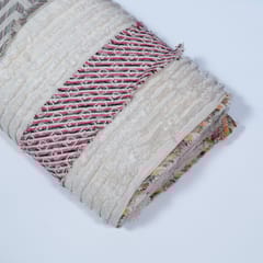 Multi Colour Cotton Jacquard Fabric