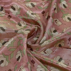Multi Colour Tissue Upada Silk Digital Printed Set (5 Mtr)