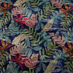 Multi Colour Crepe Digital Printed Fabric